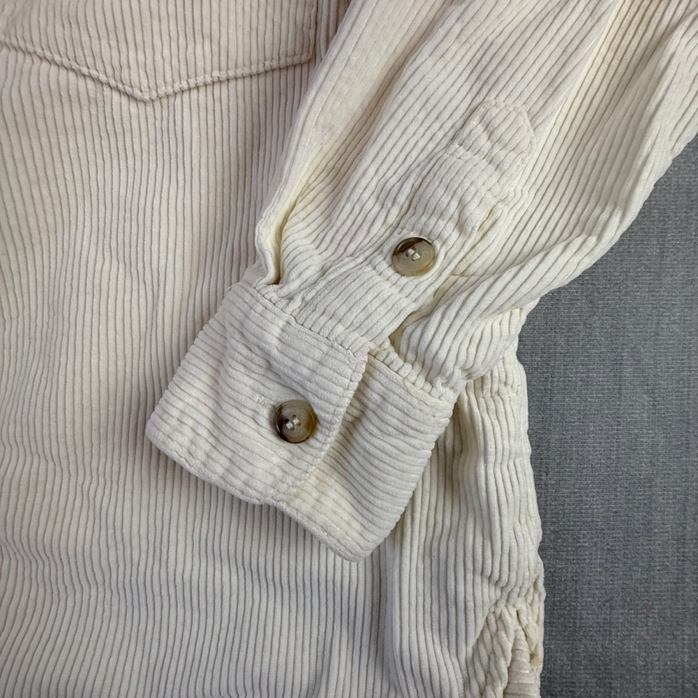 Madewell Ivory Corduroy Button-Down Shirt - Picture 3 of 7